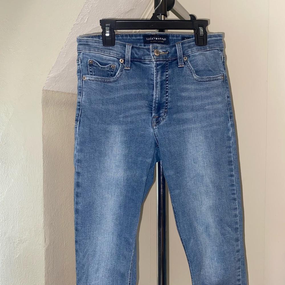 2 / 26 Lucky Brand Frayed Bottom Jeans
